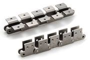 Double-pitch Roller Chains with Attachments (A・K type)